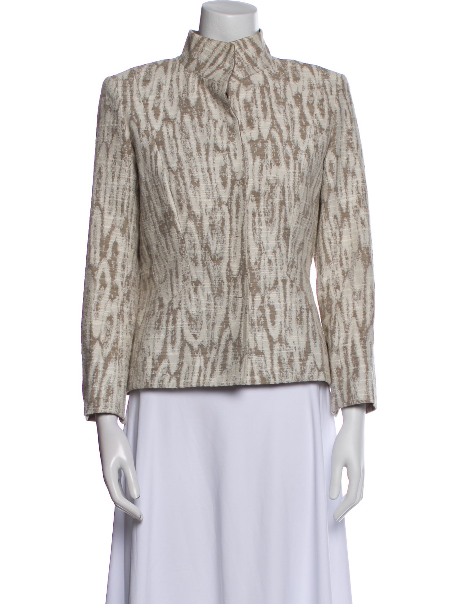 Lafayette 148 Tweed Pattern Evening Jacket