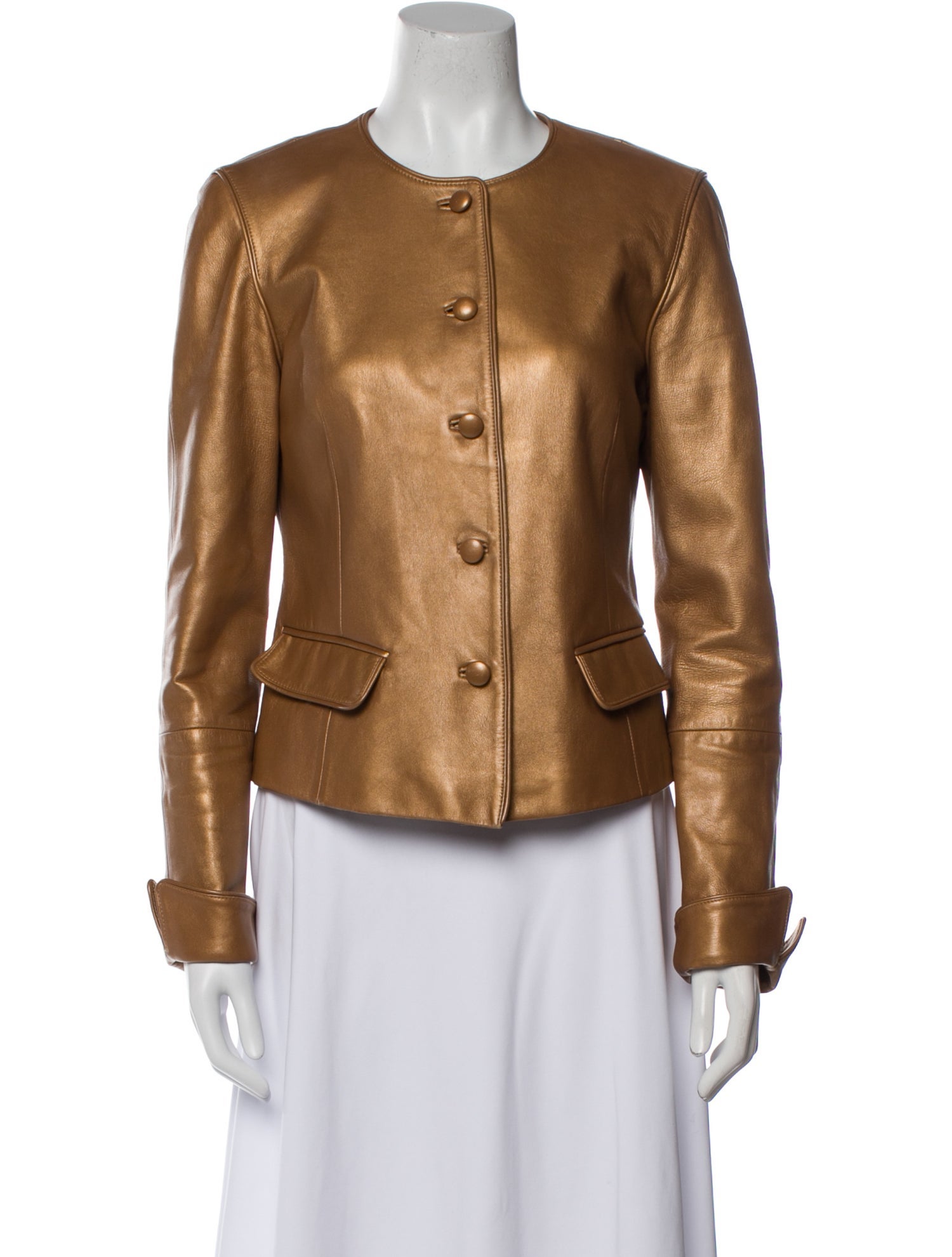 Lafayette 148 Leather Biker Jacket