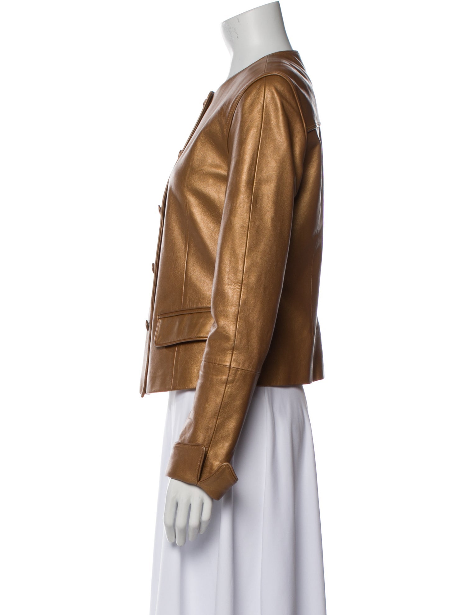 Lafayette 148 Leather Biker Jacket