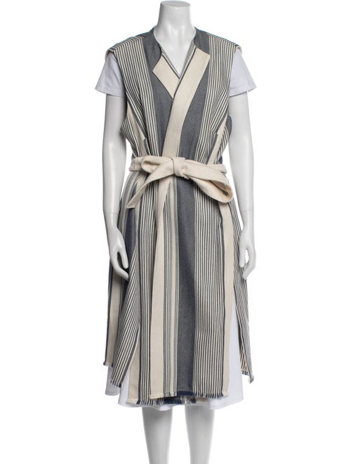 Lafayette 148 Striped Coat