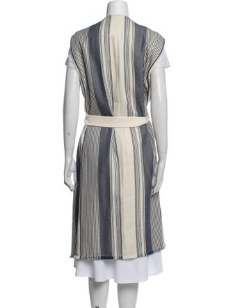 Lafayette 148 Striped Coat