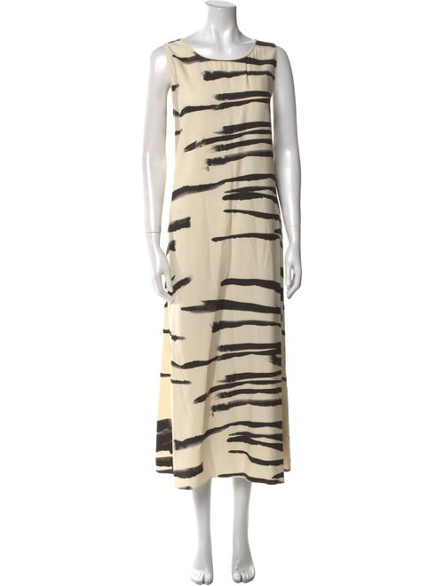 Lafayette 148 Tie-Dye Print Long Dress