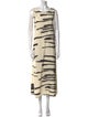 Lafayette 148 Tie-Dye Print Long Dress