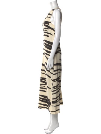 Lafayette 148 Tie-Dye Print Long Dress