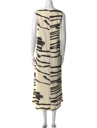 Lafayette 148 Tie-Dye Print Long Dress