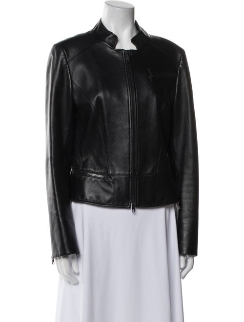 Lafayette 148 Leather Biker Jacket