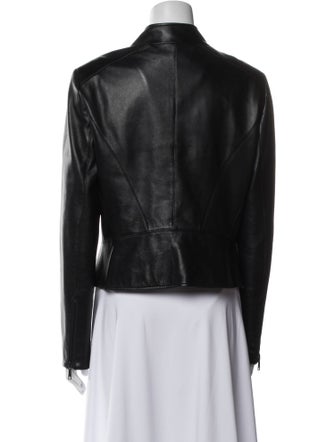 Lafayette 148 Leather Biker Jacket