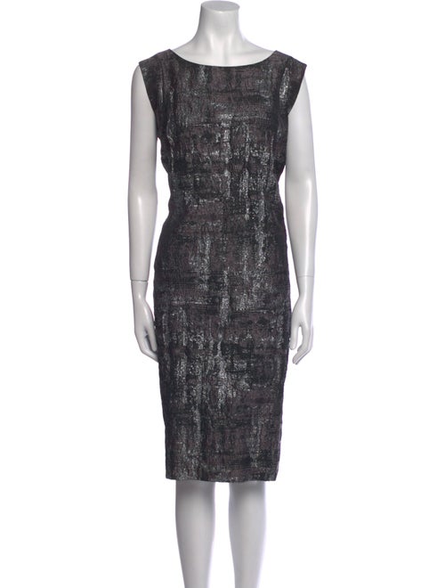 Lafayette 148 Printed Midi Length Dress