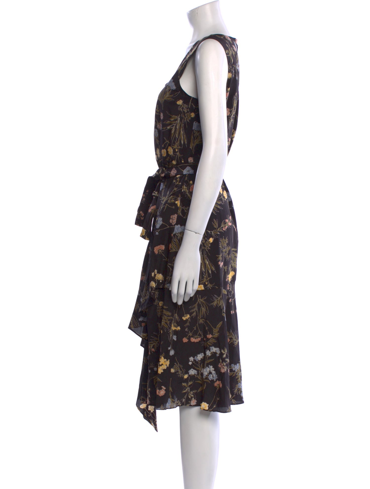 Lafayette 148 Silk Midi Length Dress