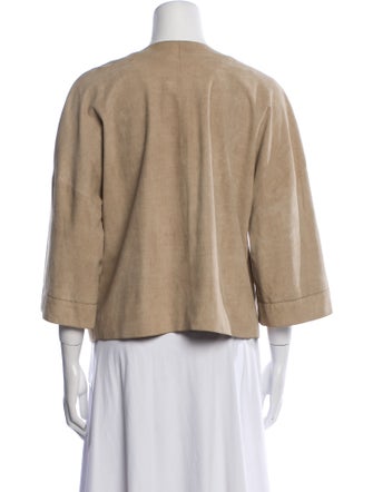 Lafayette 148 Leather Evening Jacket