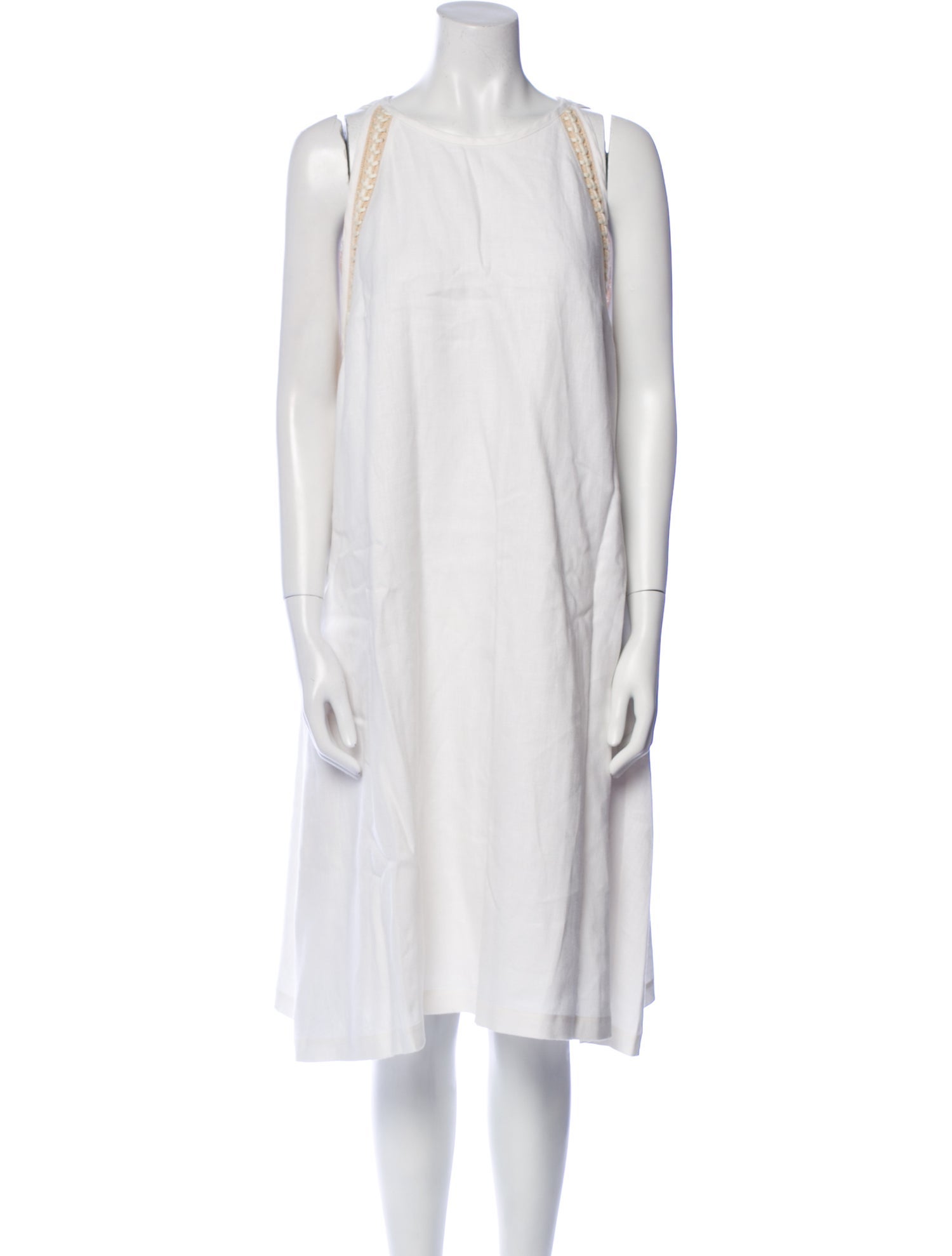 Lafayette 148 Linen Midi Length Dress