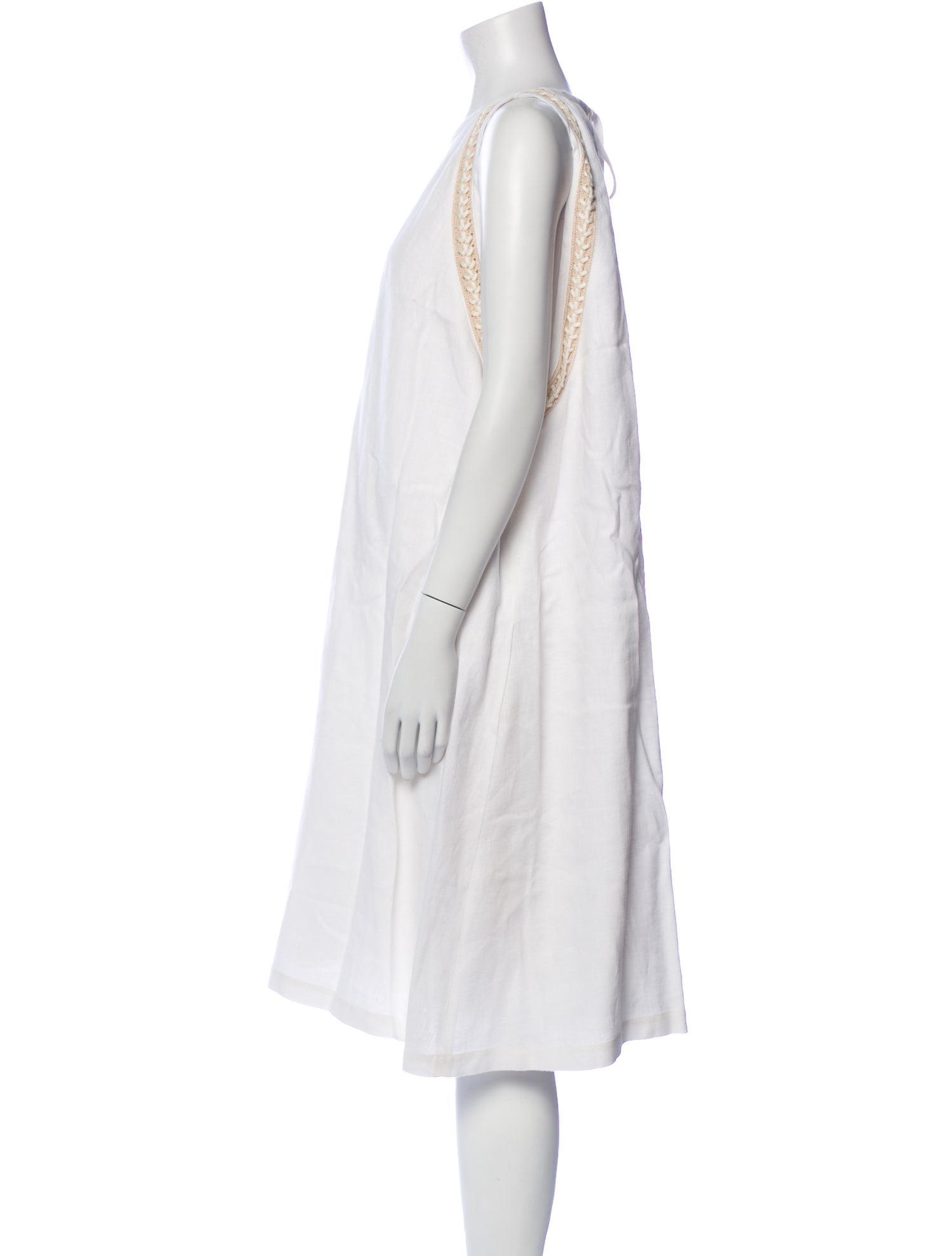 Lafayette 148 Linen Midi Length Dress