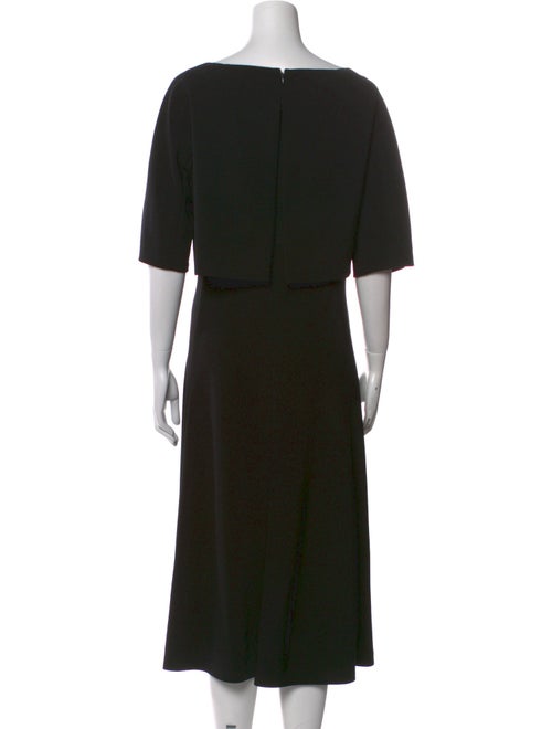 Lafayette 148 Bateau Neckline Midi Length Dress