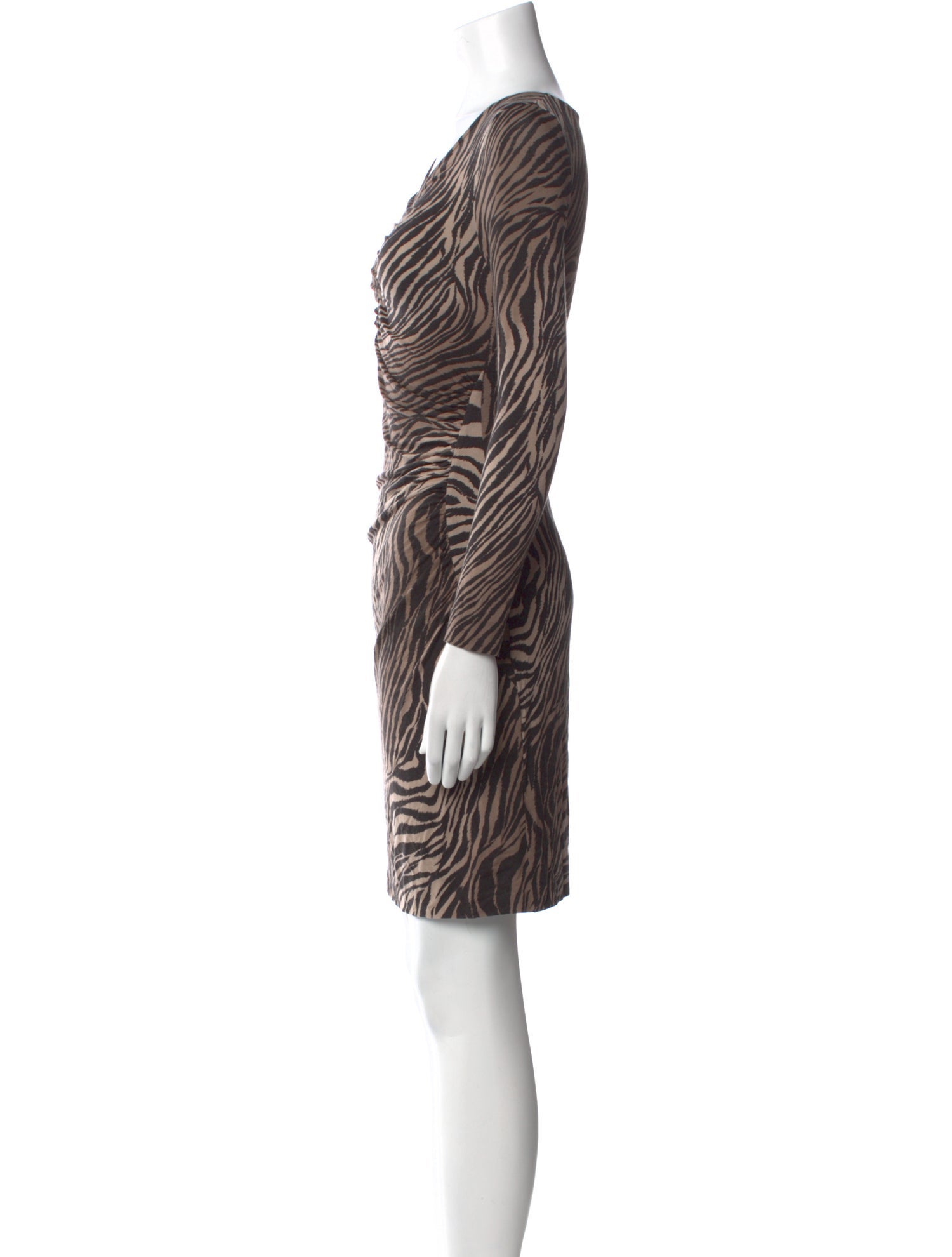 Lafayette 148 Animal Print Mini Dress