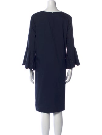 Lafayette 148 V-Neck Knee-Length Dress