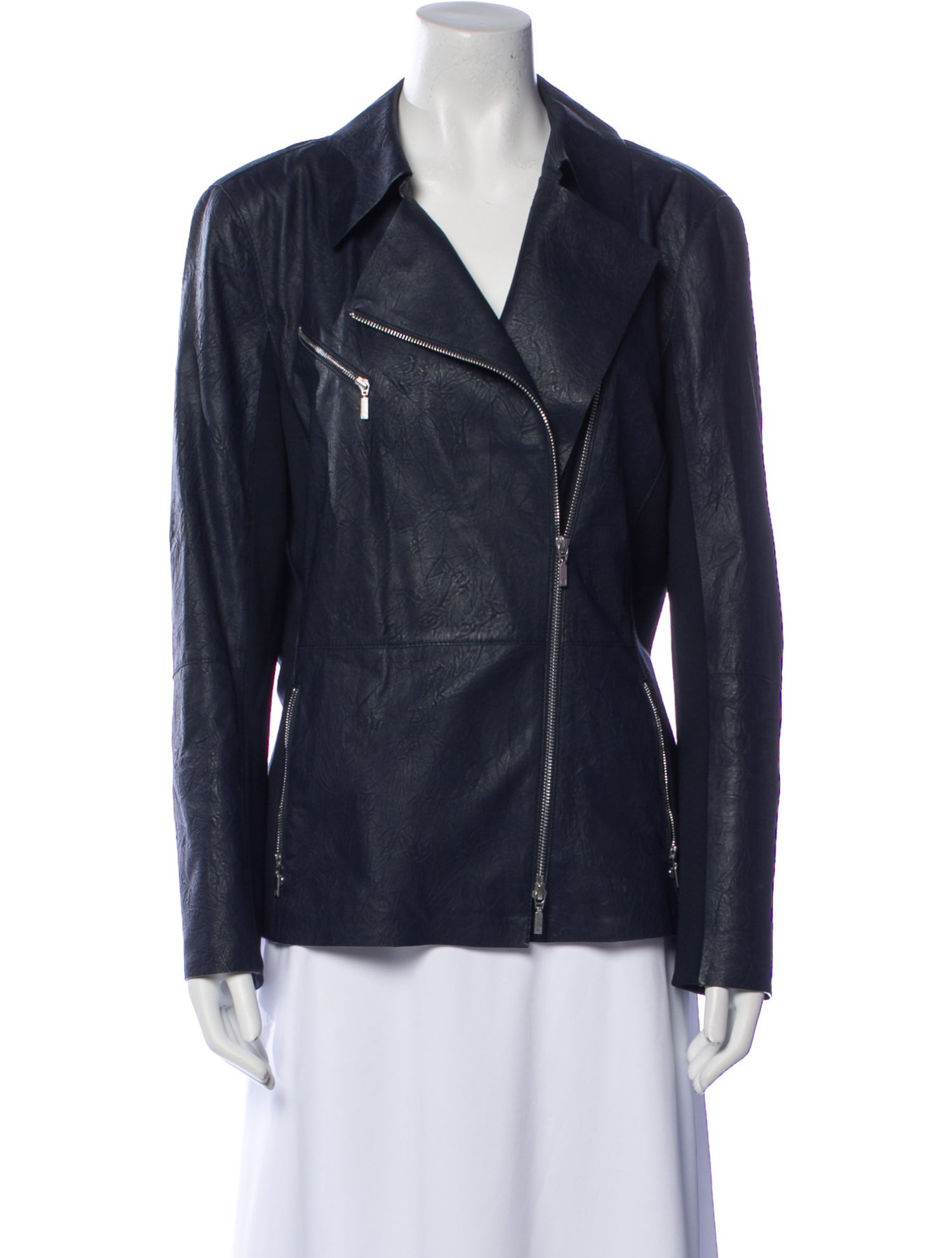 Lafayette 148 Leather Biker Jacket