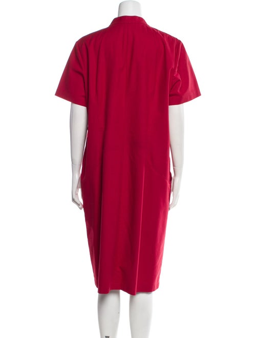Lafayette 148 V-Neck Midi Length Dress