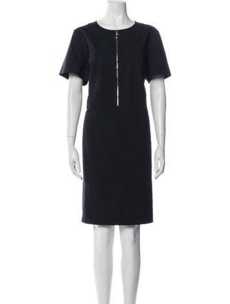 Lafayette 148 Scoop Neck Knee-Length Dress