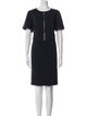 Lafayette 148 Scoop Neck Knee-Length Dress