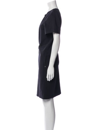 Lafayette 148 Scoop Neck Knee-Length Dress