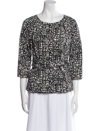 Lafayette 148 Printed Evening Jacket