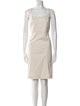 Lafayette 148 Square Neckline Knee-Length Dress
