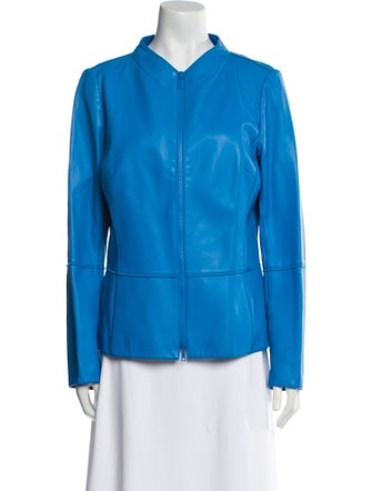 Lafayette 148 Leather Biker Jacket