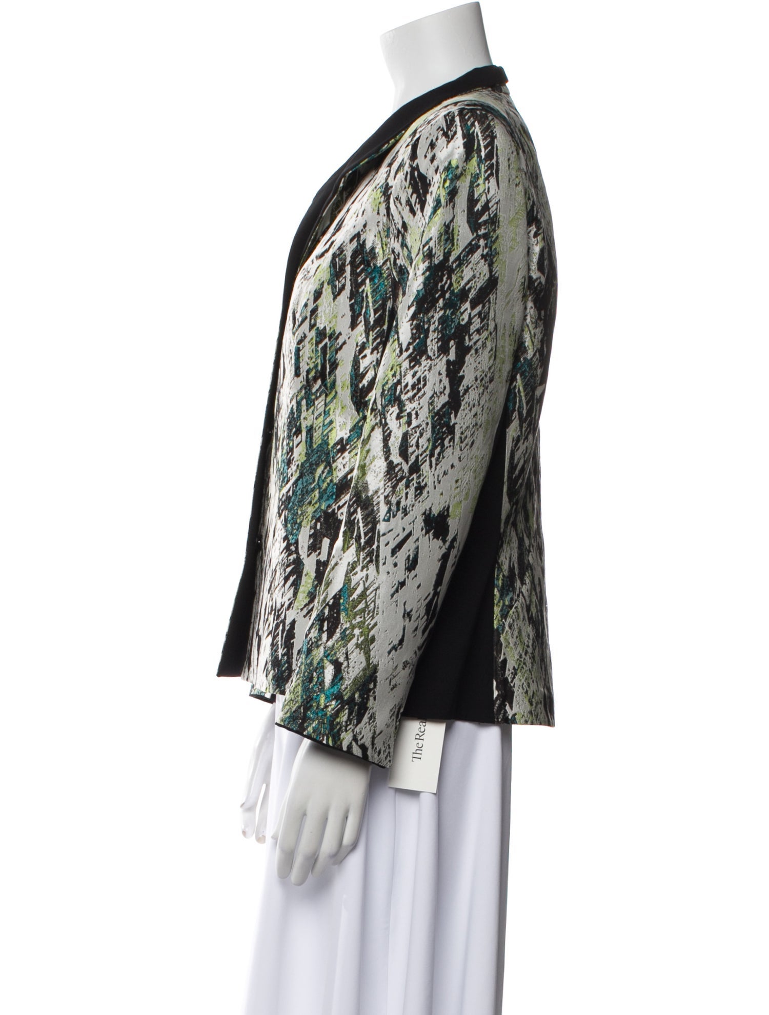 Lafayette 148 Silk Printed Jacket