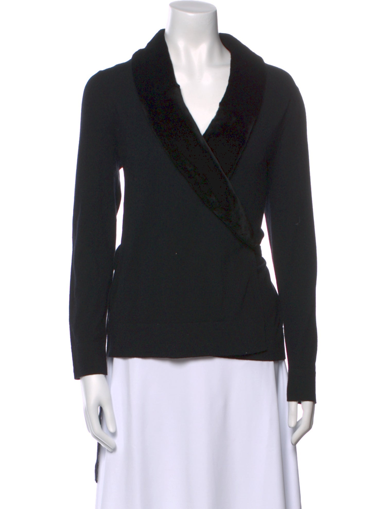 Lafayette 148 Cashmere V-Neck Sweater