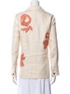 Lafayette 148 Linen Floral Print Blazer