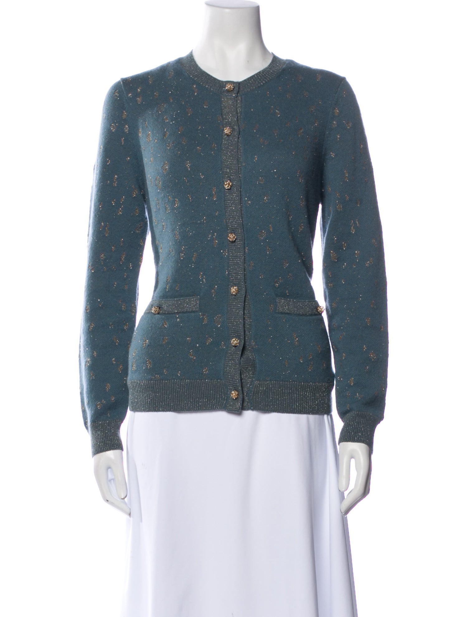 Lafayette 148 Cashmere Printed Sweater