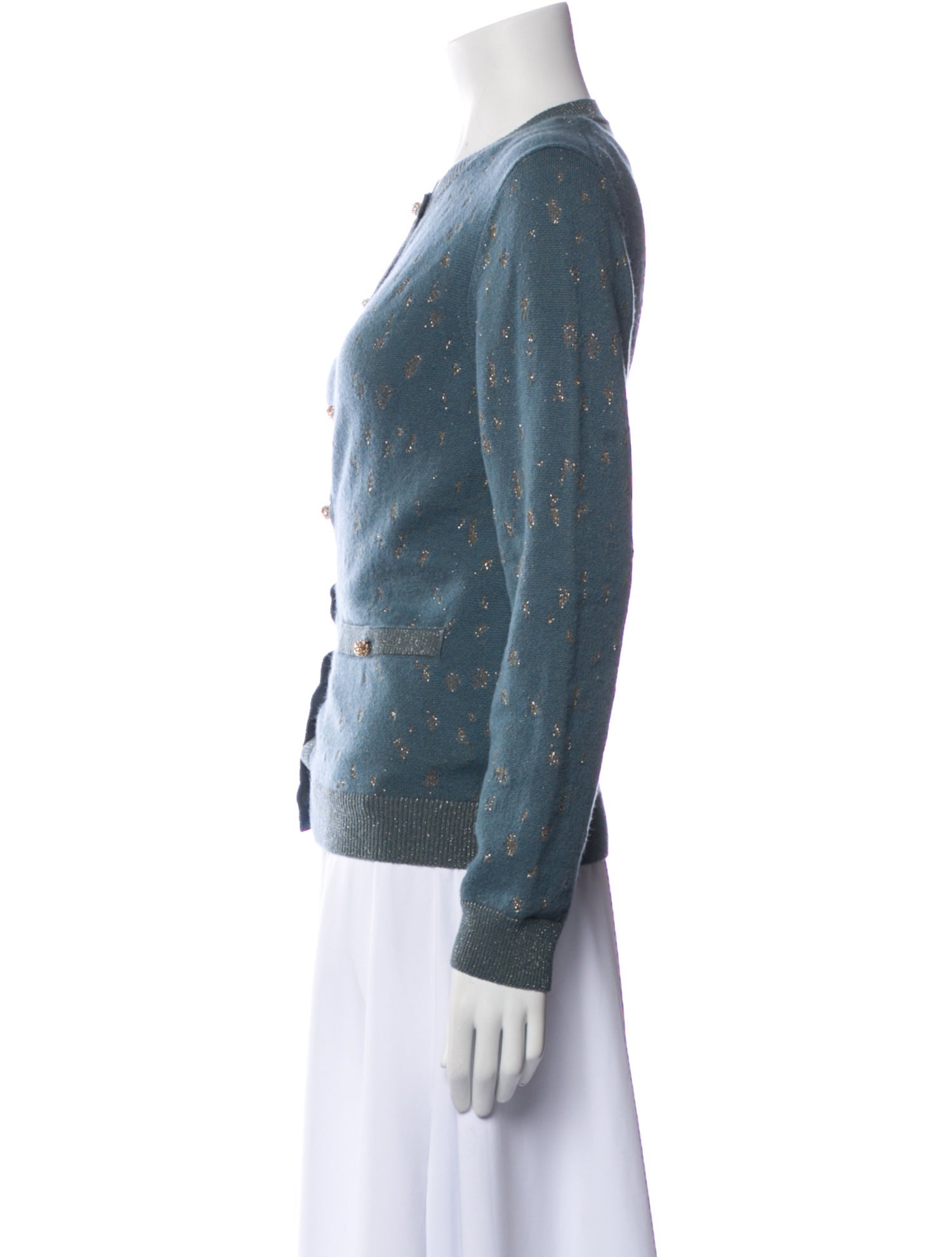 Lafayette 148 Cashmere Printed Sweater