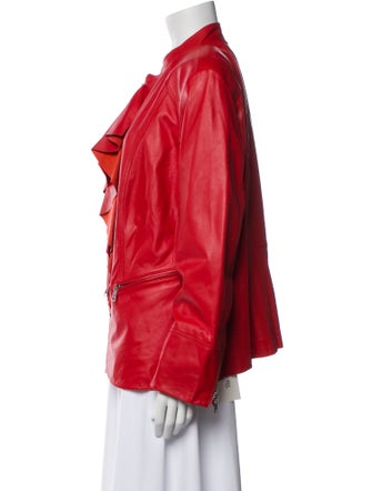 Lafayette 148 Leather Evening Jacket