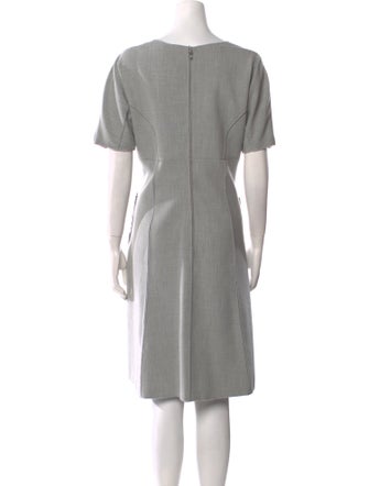 Lafayette 148 Bateau Neckline Knee-Length Dress