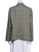 Lafayette 148 Wool Plaid Print Blazer