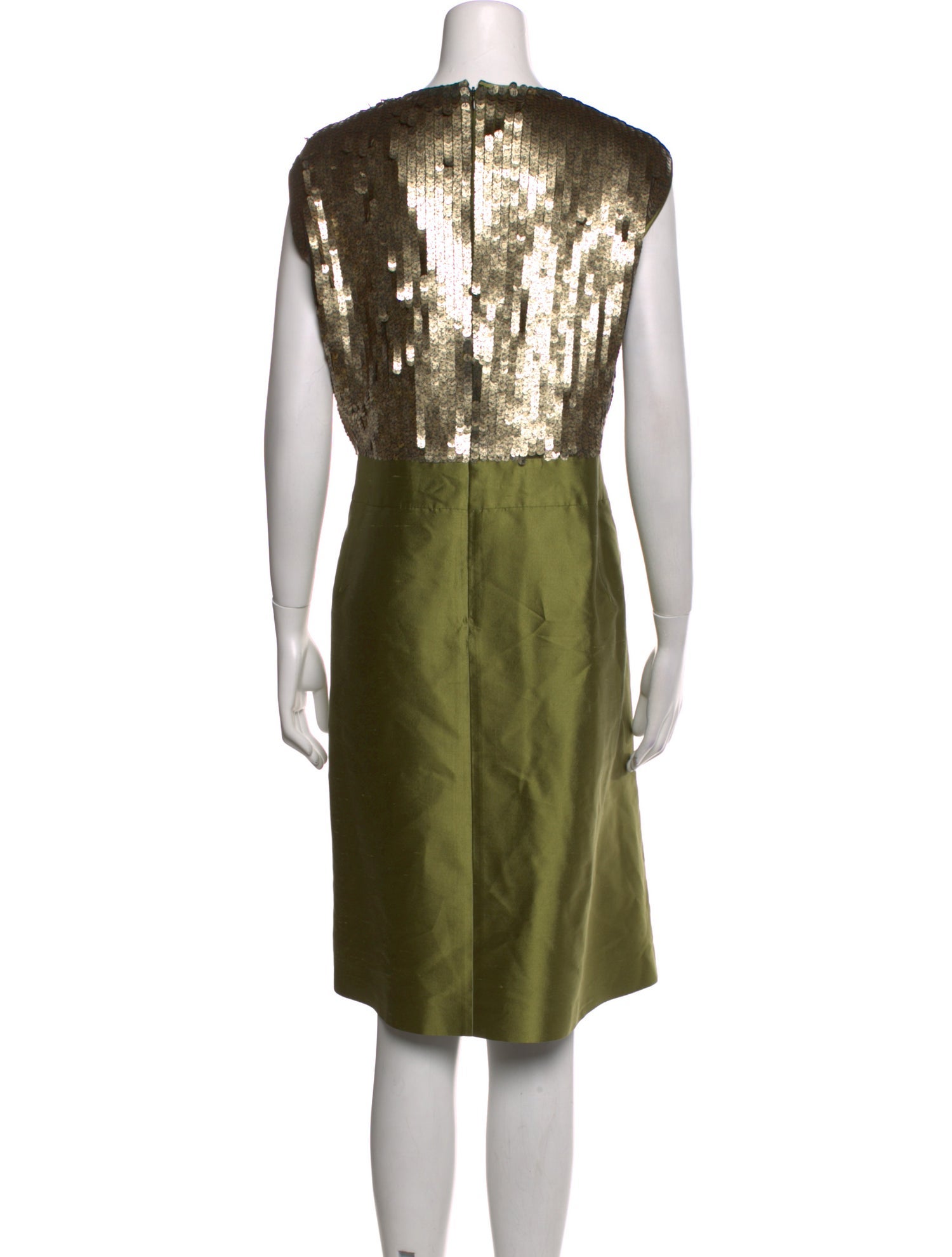 Lafayette 148 Bateau Neckline Midi Length Dress