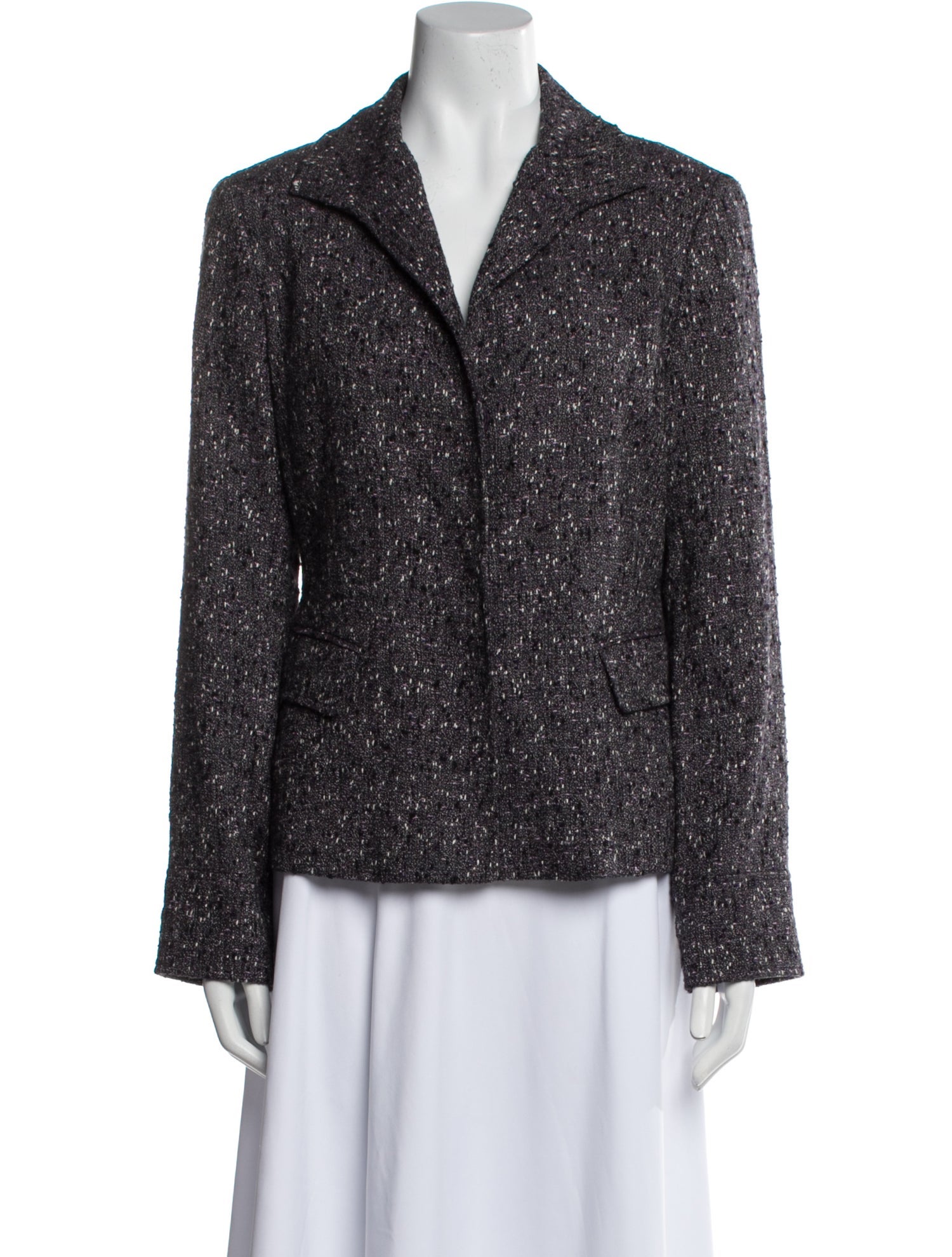 Lafayette 148 Virgin Wool Printed Blazer