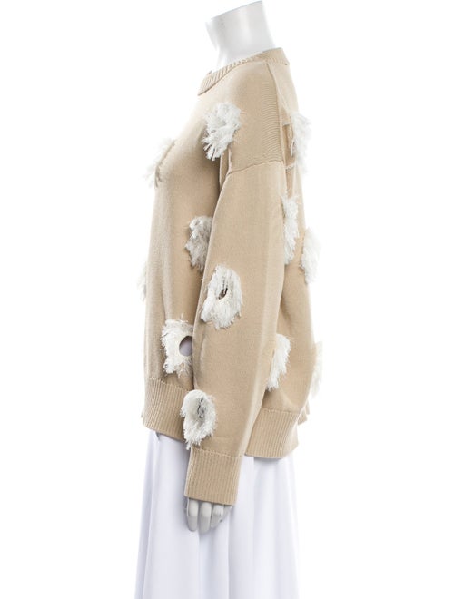 Lafayette 148 Printed Crew Neck Sweater