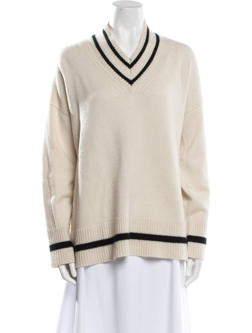 Lafayette 148 Cashmere V-Neck Sweater