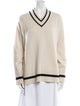 Lafayette 148 Cashmere V-Neck Sweater