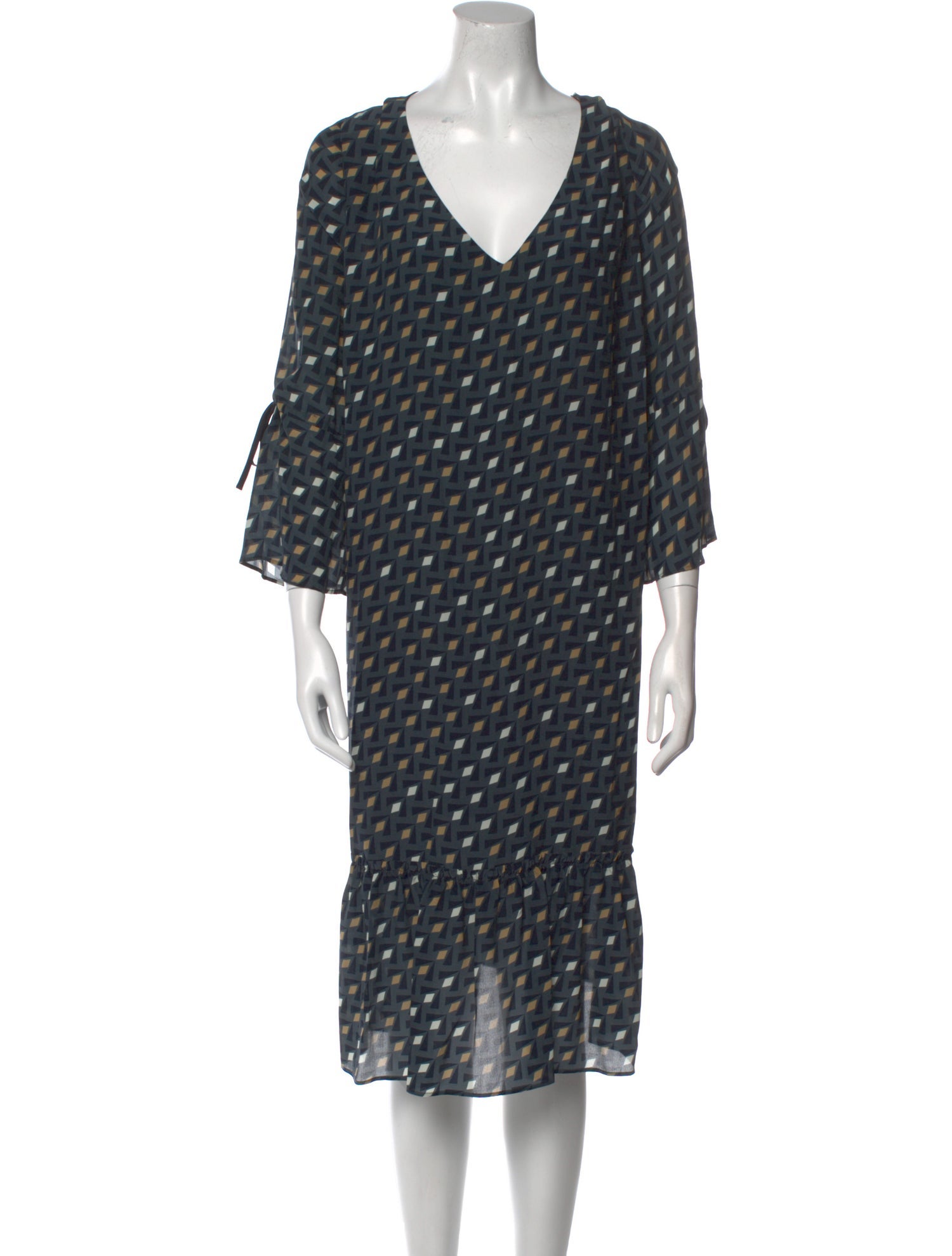 Lafayette 148 Silk Midi Length Dress