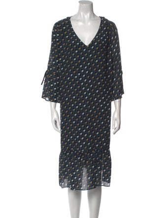 Lafayette 148 Silk Midi Length Dress