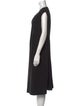 Lafayette 148 Scoop Neck Midi Length Dress