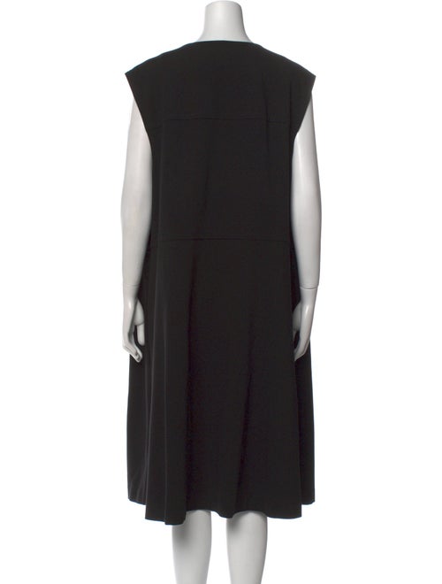 Lafayette 148 Scoop Neck Midi Length Dress