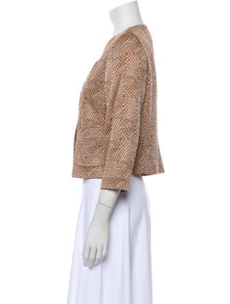 Lafayette 148 Tweed Pattern Evening Jacket