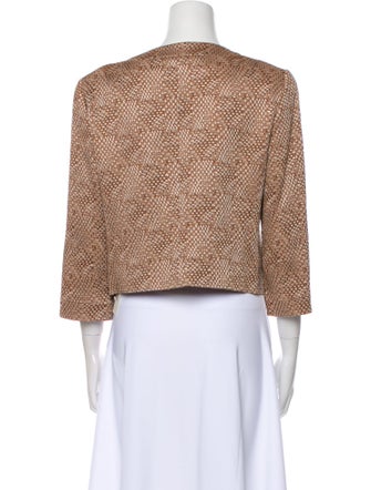 Lafayette 148 Tweed Pattern Evening Jacket