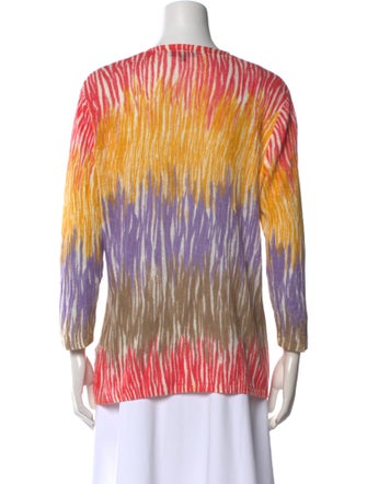 Lafayette 148 Linen Striped Sweater