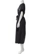 Lafayette 148 V-Neck Long Dress