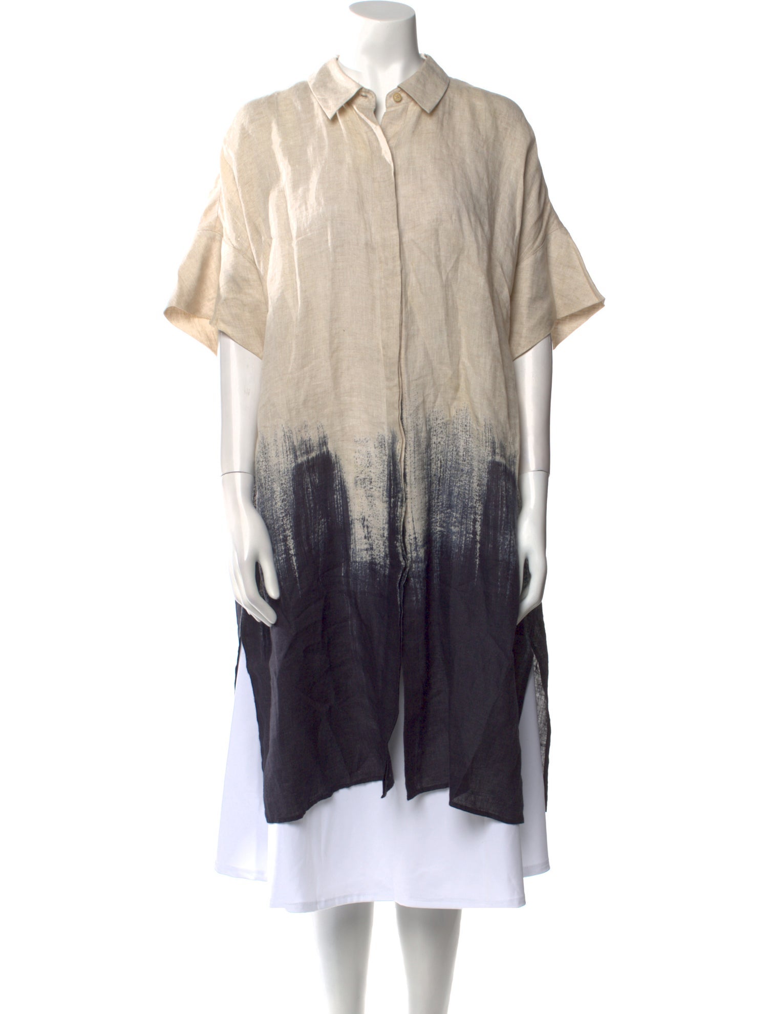 Lafayette 148 Linen Knee-Length Dress