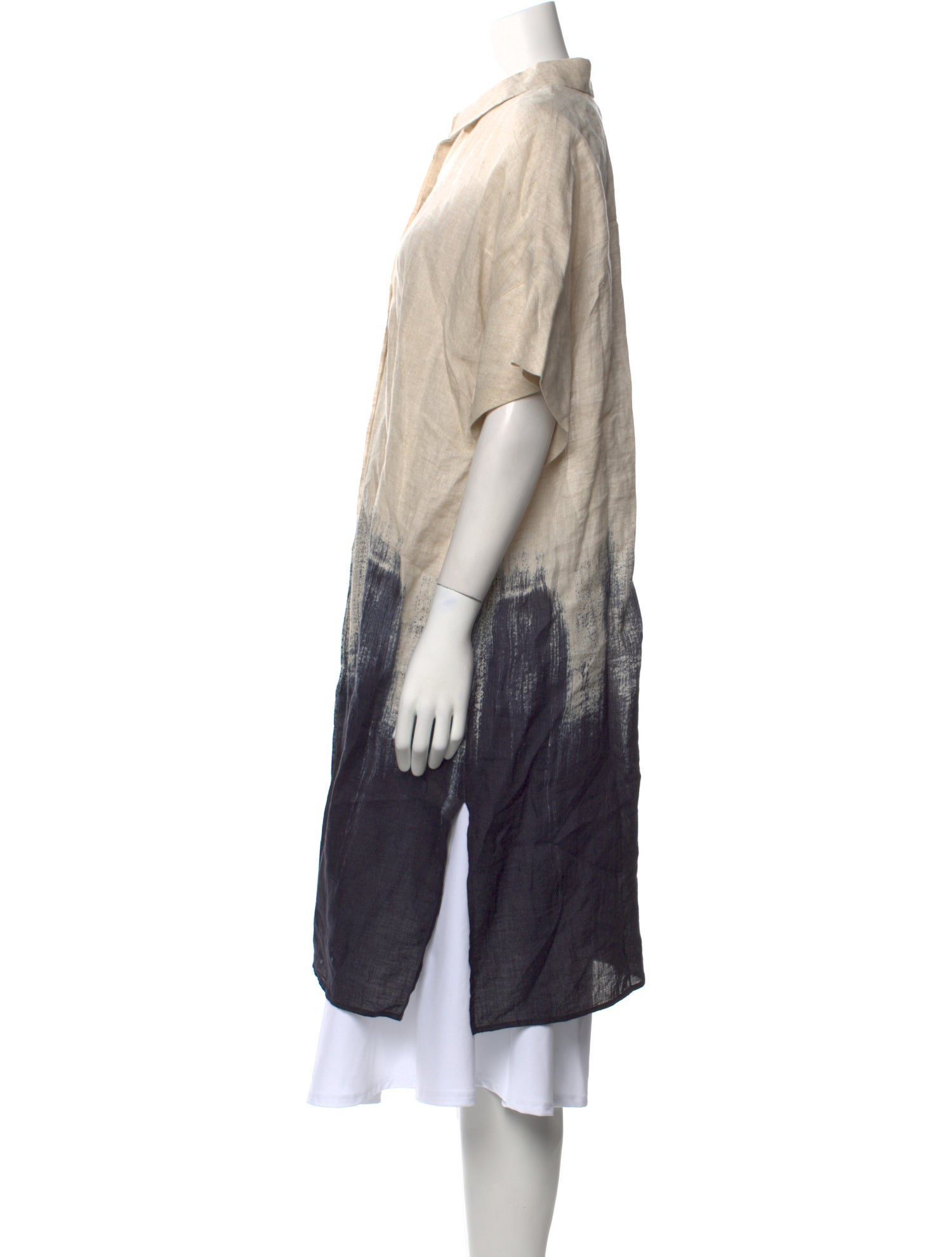 Lafayette 148 Linen Knee-Length Dress